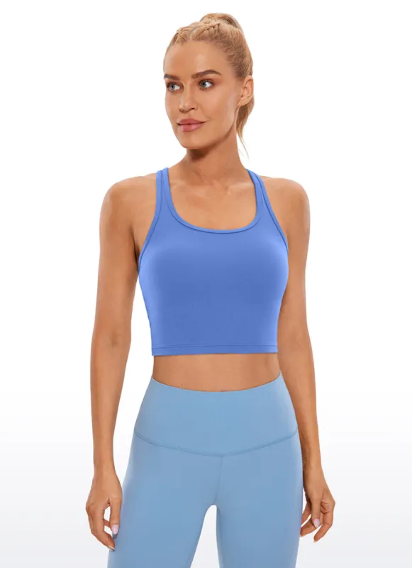 Butterluxe Scoop Neck Bra Racerback Longline sold by CRZ Yoga