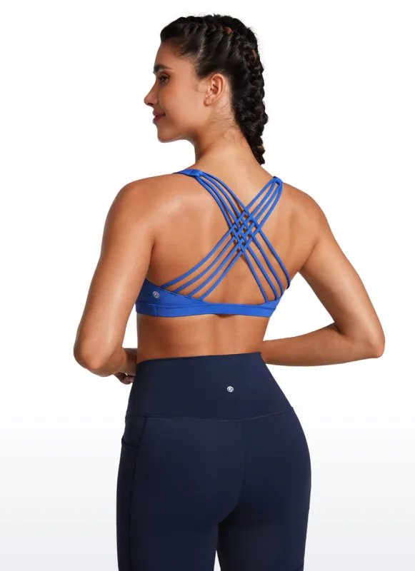Nakedfeel Low Cut Strappy Bra (8 Straps) sold by CRZ Yoga