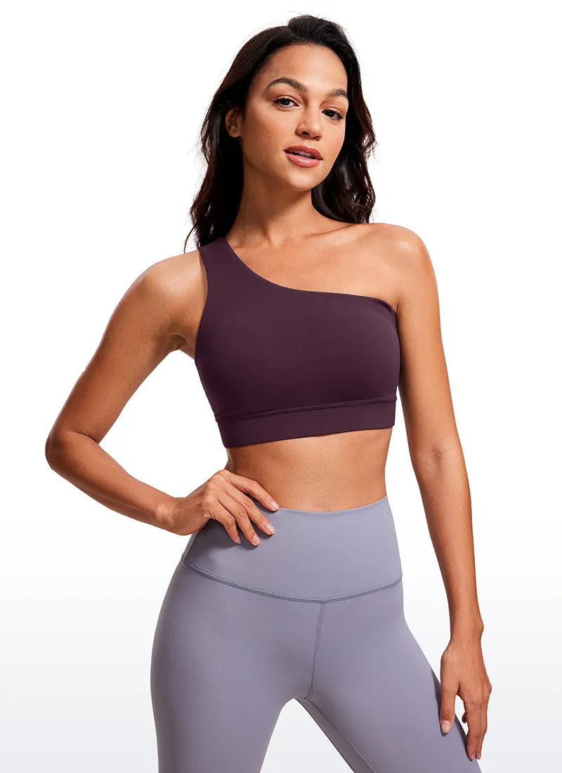 Butterluxe One Shoulder Sports Bra sold by CRZ Yoga
