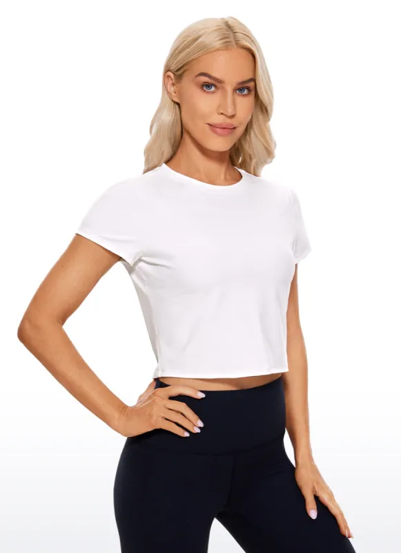 Butterluxe Cropped Short Sleeve sold by CRZ Yoga