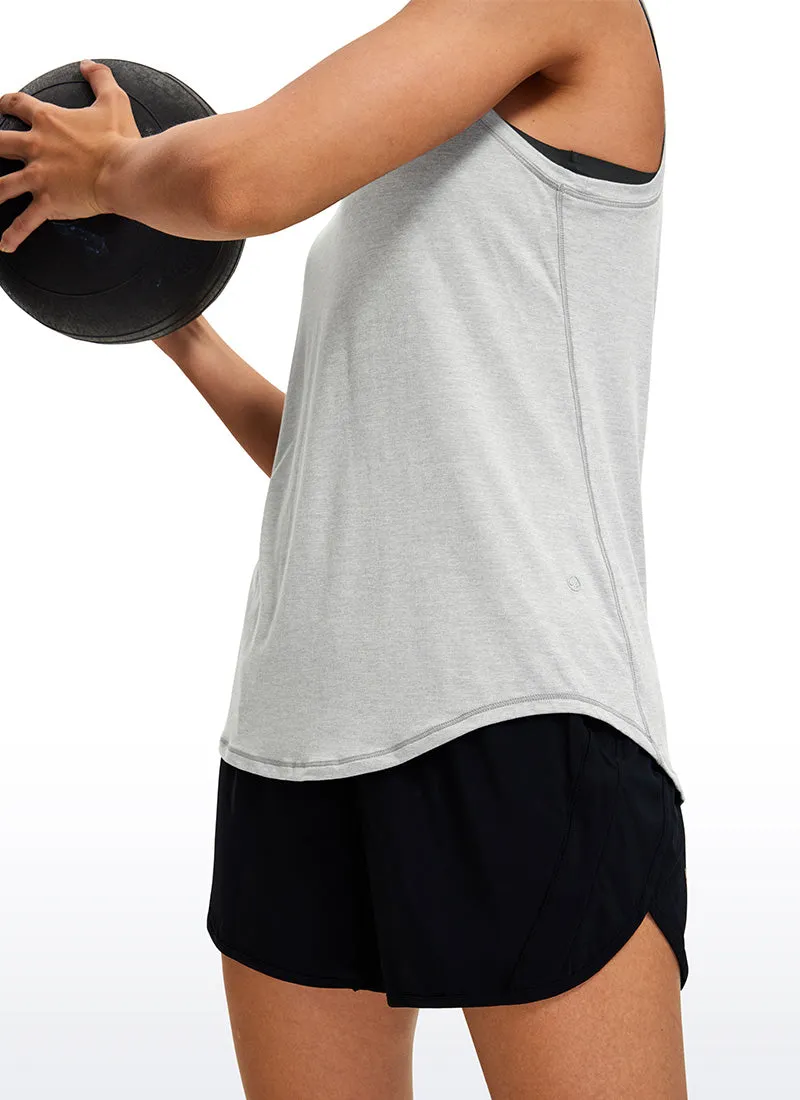 Ultralight Hip Length Racerback Tank sold by CRZ Yoga product image thumbnail 3