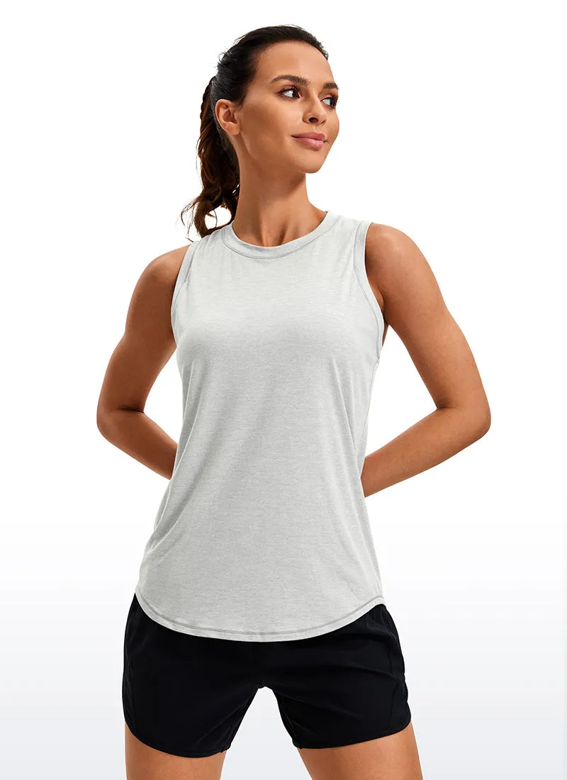 Ultralight Hip Length Racerback Tank sold by CRZ Yoga