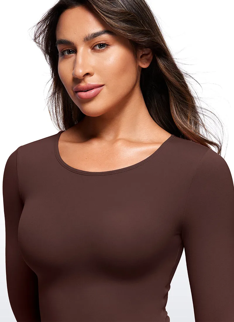 Butterluxe Long Sleeve  Crew Neck Bodysuits sold by CRZ Yoga product image thumbnail 4