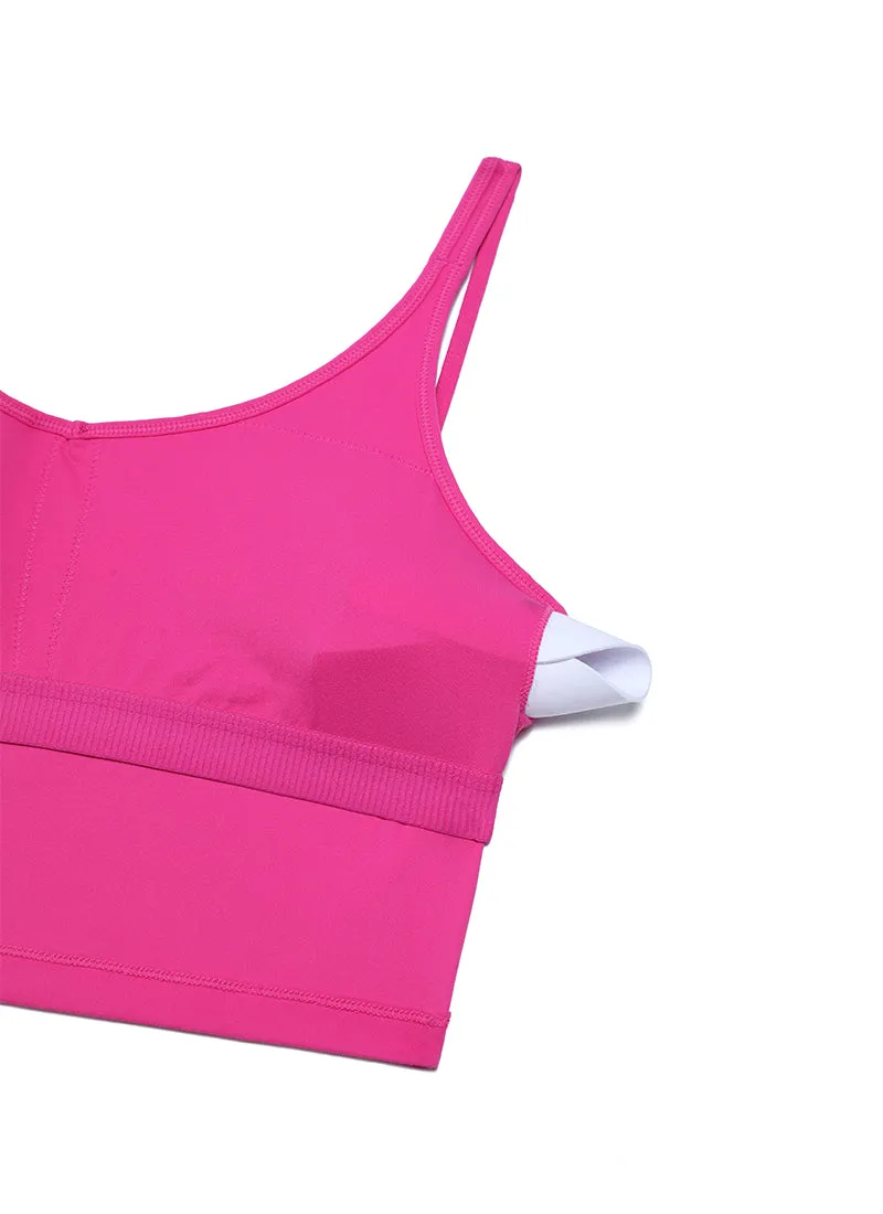 Butterluxe-Light V Neck Longline Sports Bra sold by CRZ Yoga product image thumbnail 5
