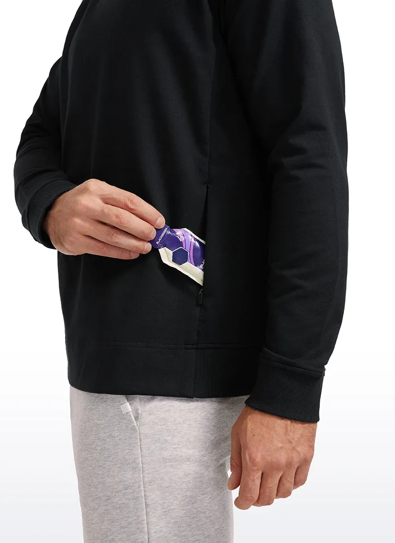 French Terry Pullover Sweatshirts with Zip Pockets sold by CRZ Yoga product image thumbnail 3