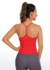 Butterluxe Waist Length Built-in Bra Tank Y Back sold by CRZ Yoga