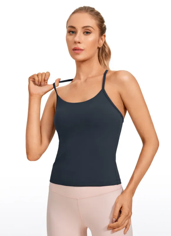 Butterluxe Waist Length Built-in Bra Tank Y Back sold by CRZ Yoga