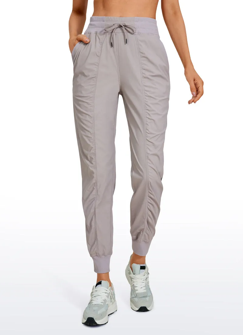 Striped Ruched Pocket Jogger 28'' sold by CRZ Yoga