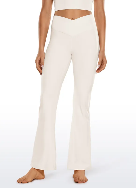 Butterluxe Flare Leggings 31'' - V Cross Waist sold by CRZ Yoga