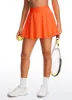 Feathery-Fit Soft Flat Waist Ruffle Layered Tennis Skirts 15'' sold by CRZ Yoga