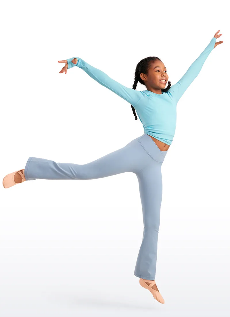 Butterluxe Girls Crossover Flare Leggings sold by CRZ Yoga product image thumbnail 3