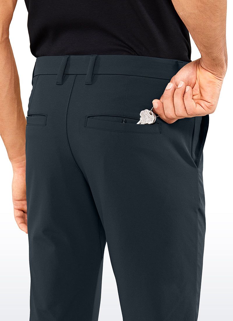 Stretch Slim-Fit Pants with Pockets 33'' sold by CRZ Yoga product image thumbnail 4