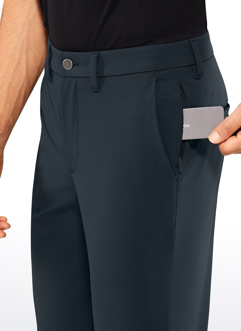 Stretch Slim-Fit Pants with Pockets 33'' sold by CRZ Yoga product image thumbnail 5