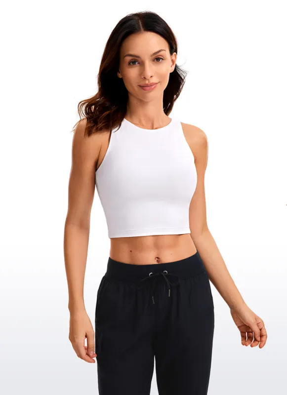 Butterluxe Cropped Wide Back Tank sold by CRZ Yoga