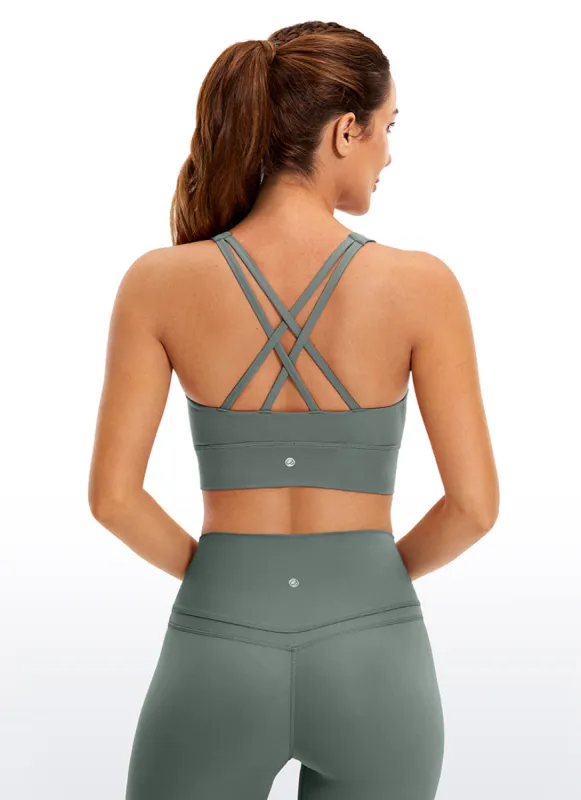 Butterluxe High Neck Strappy back Bra sold by CRZ Yoga
