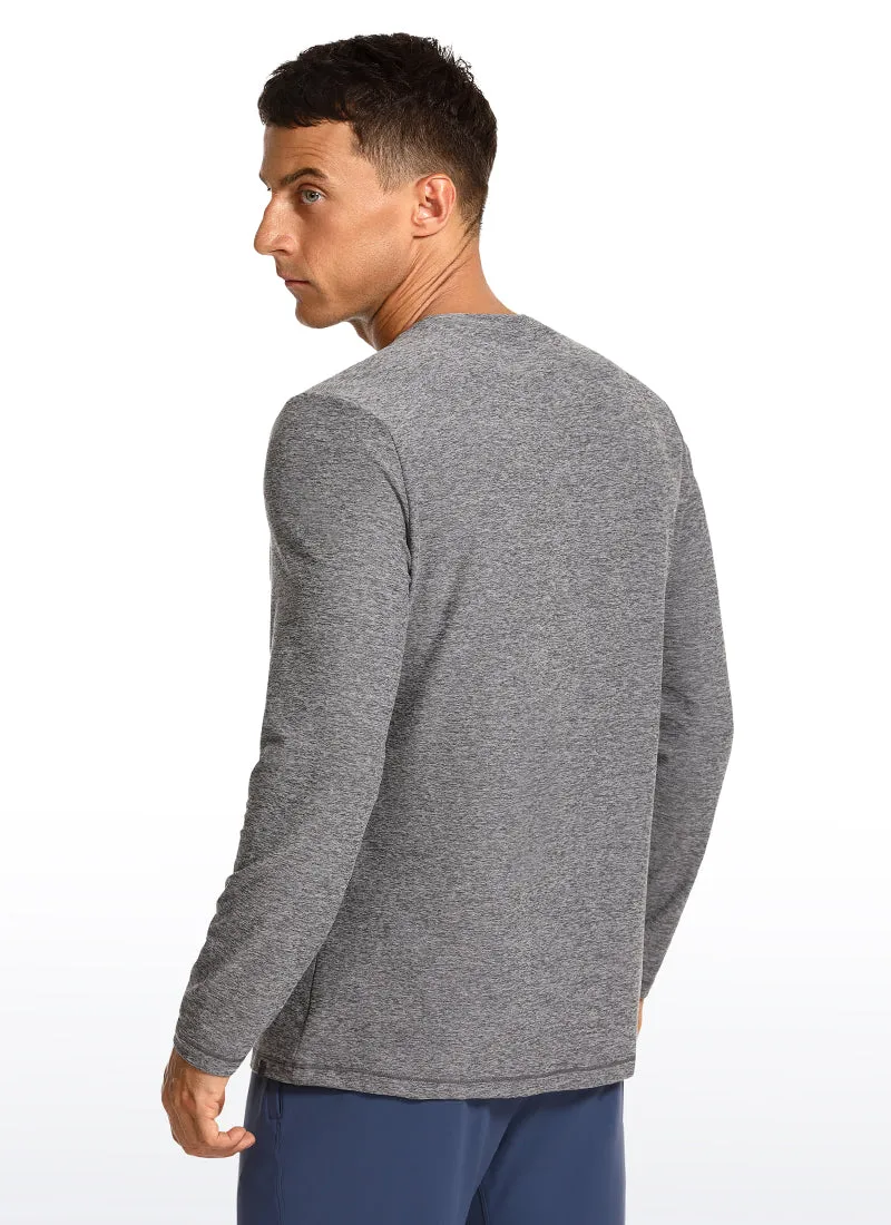 Lightweight Slim Fit Long Sleeve sold by CRZ Yoga product image thumbnail 2