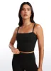 Butterluxe Adjustable Spaghetti Strap Built in Bra Tanks sold by CRZ Yoga