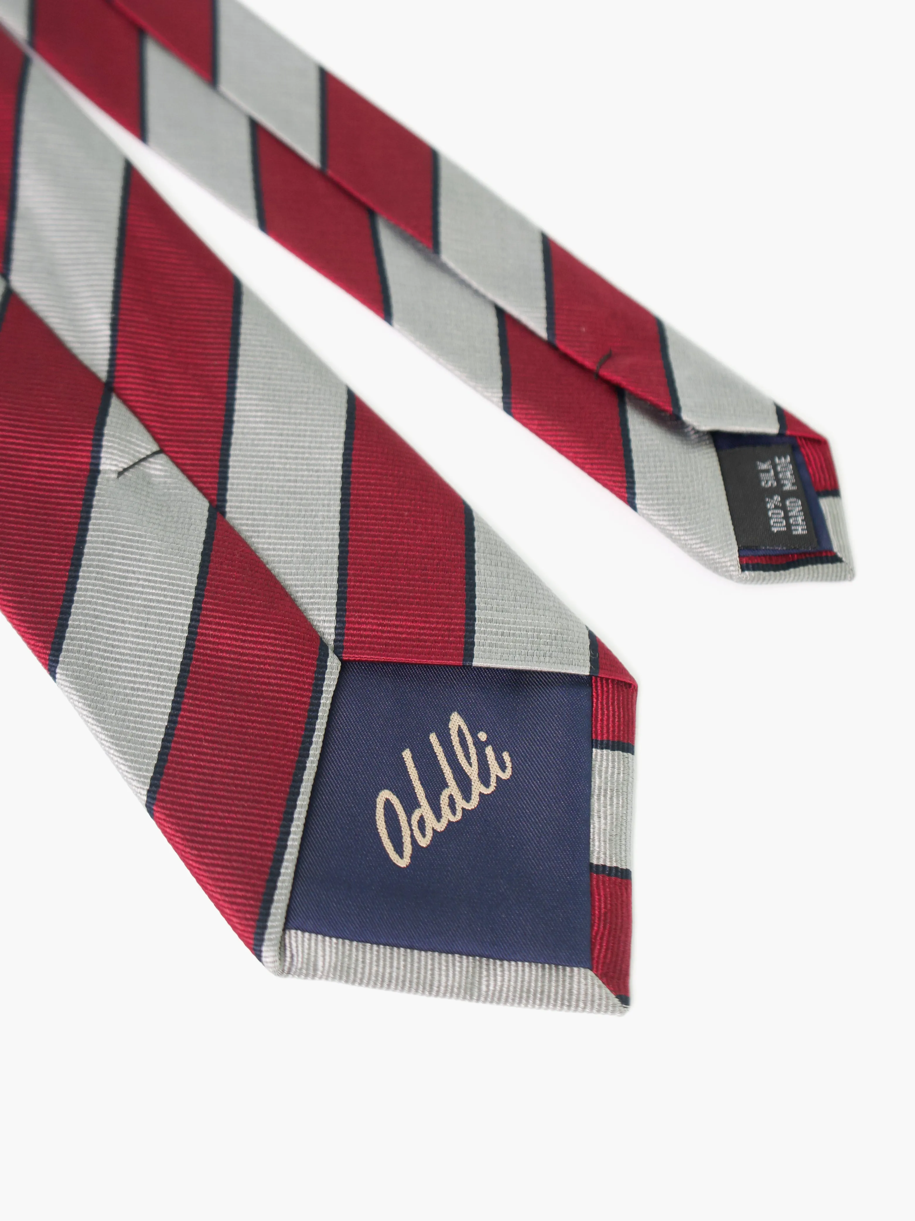 Striped Silk Tie sold by Oddli product image thumbnail 4