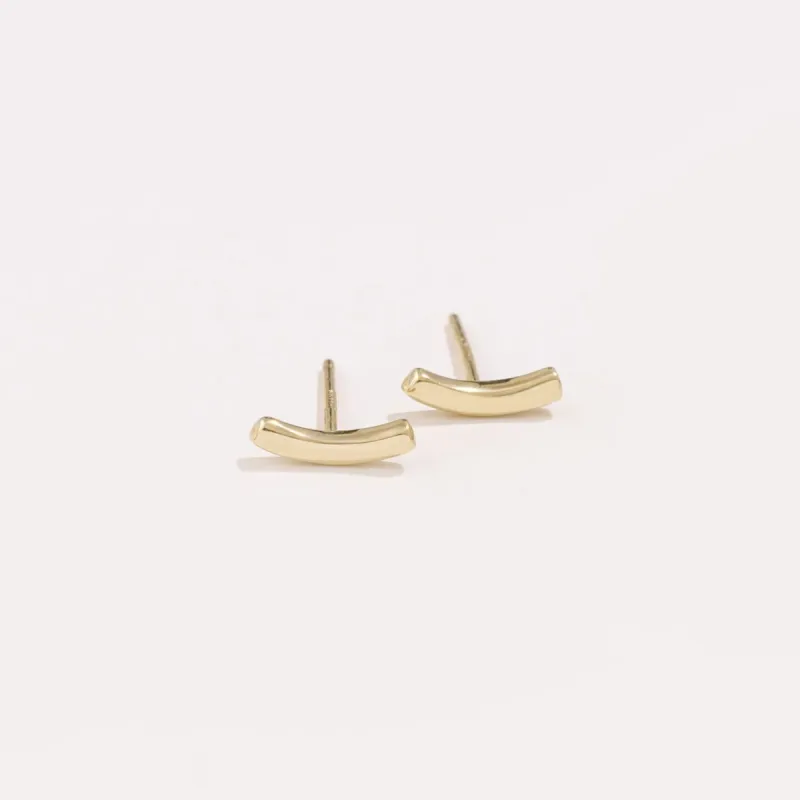 Curve Bar Studs sold by Raquel Rosalie
