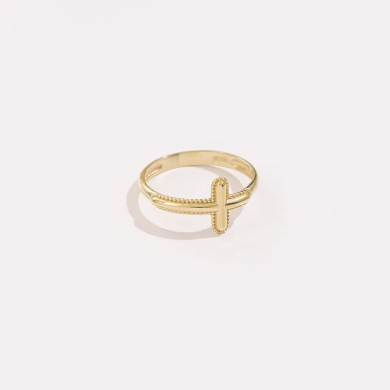Cross Ring sold by Raquel Rosalie