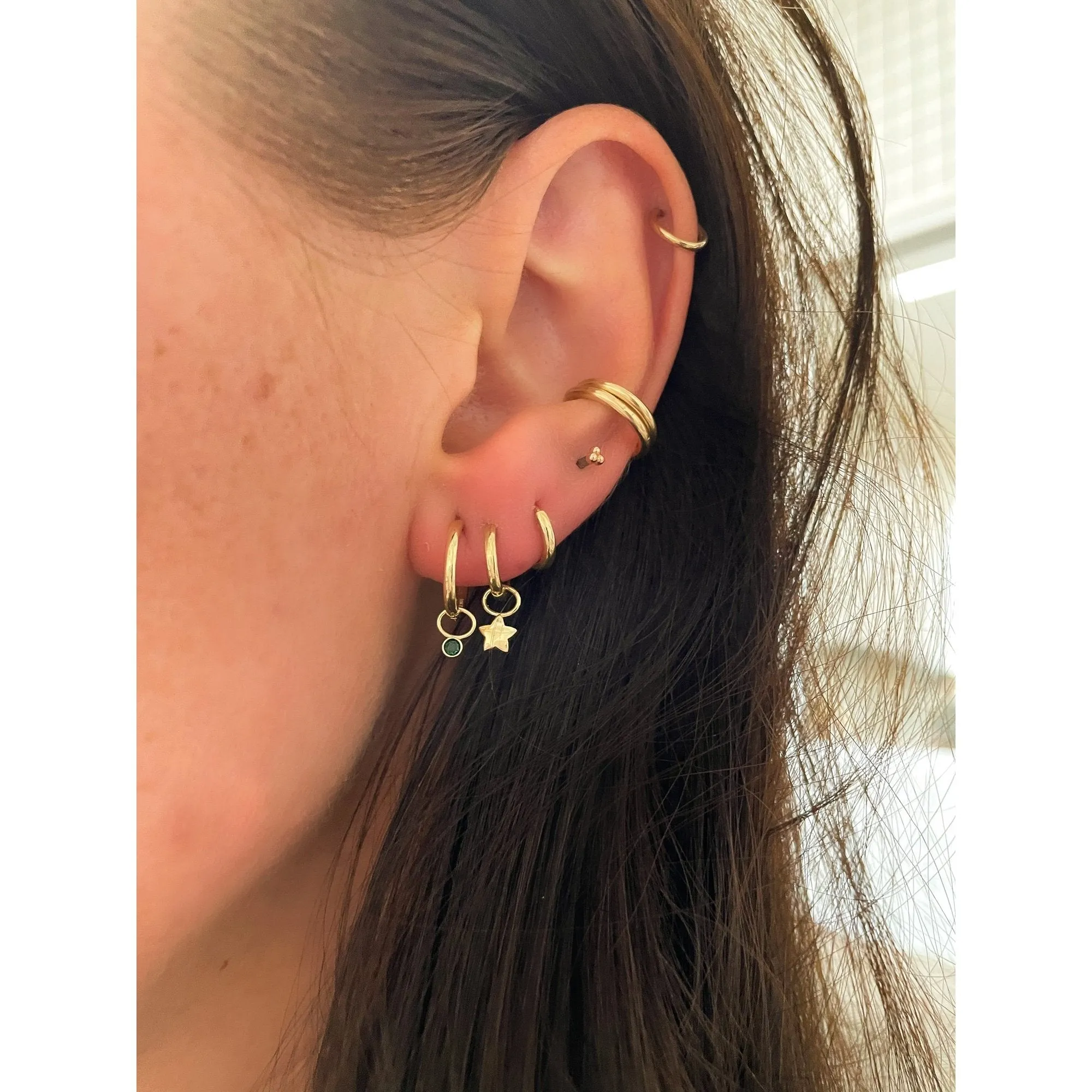 Green Huggie Charm sold by Raquel Rosalie product image thumbnail 2