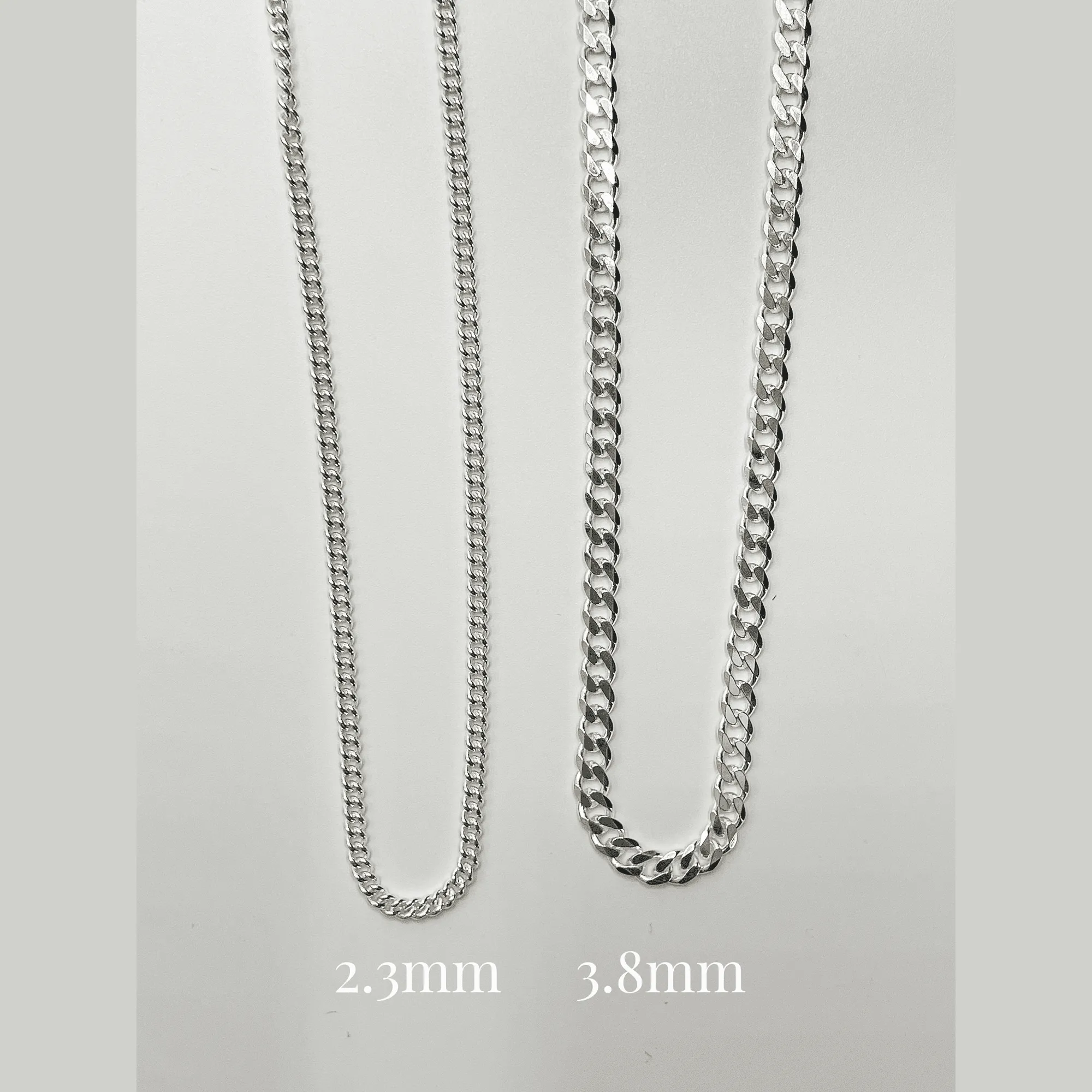 Sterling Silver Curb Chain sold by Raquel Rosalie product image thumbnail 2
