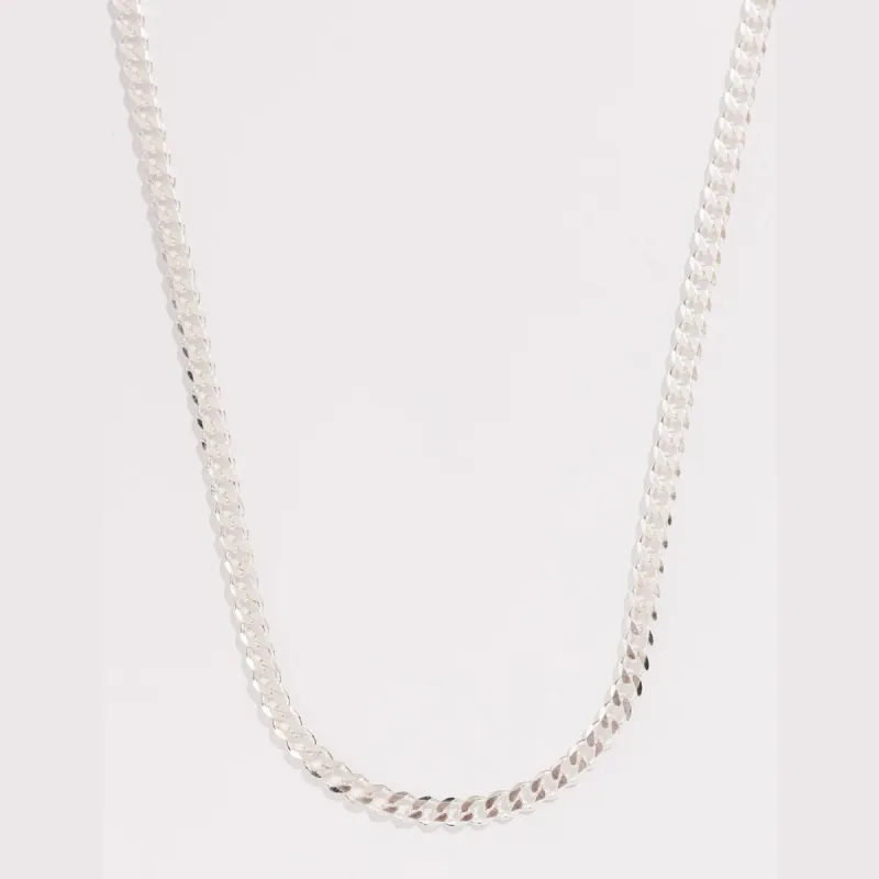 Sterling Silver Curb Chain sold by Raquel Rosalie