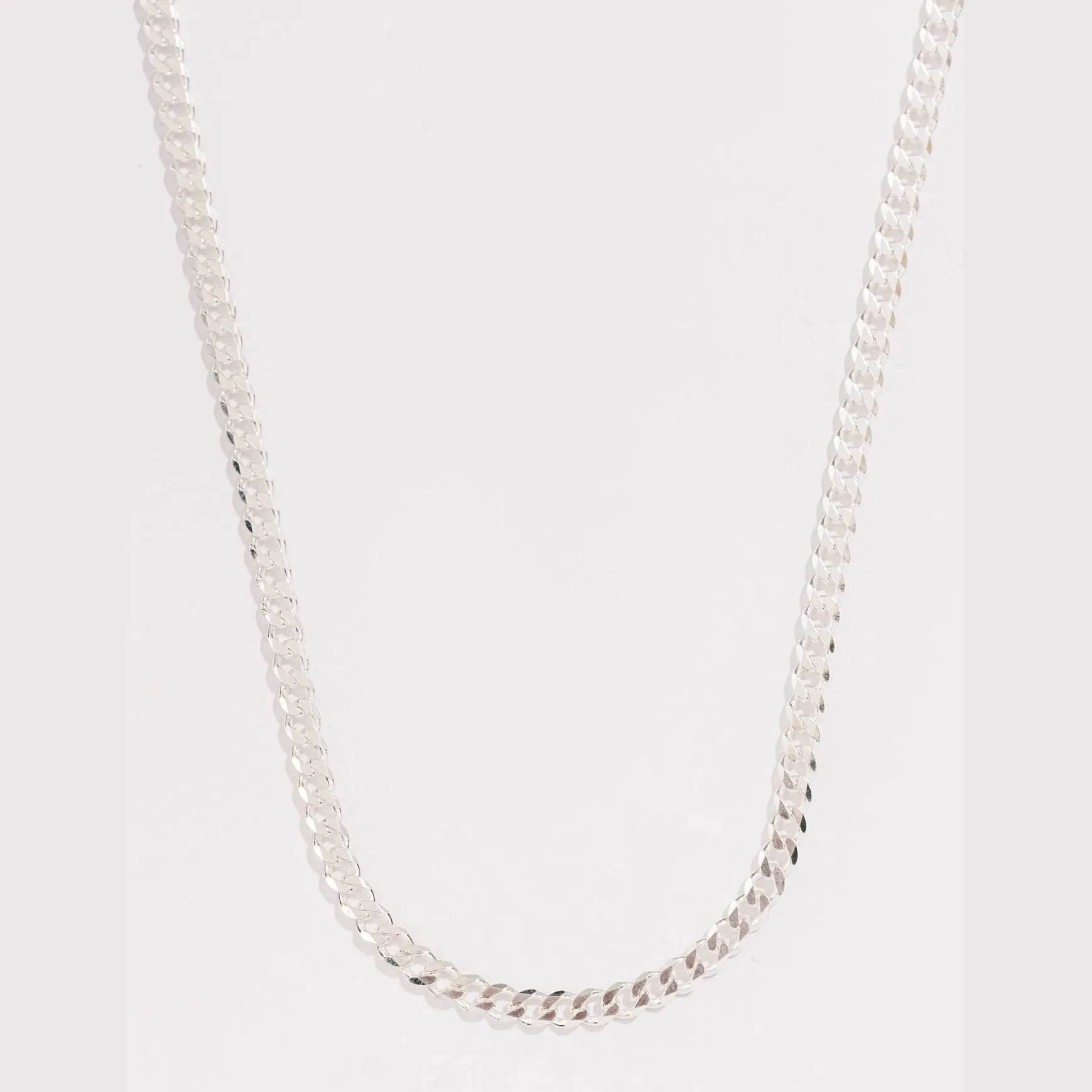 Sterling Silver Curb Chain sold by Raquel Rosalie