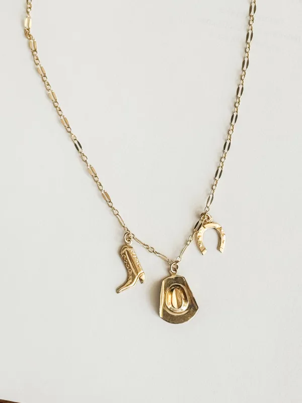 Texas Hold 'Em Necklace sold by Raquel Rosalie