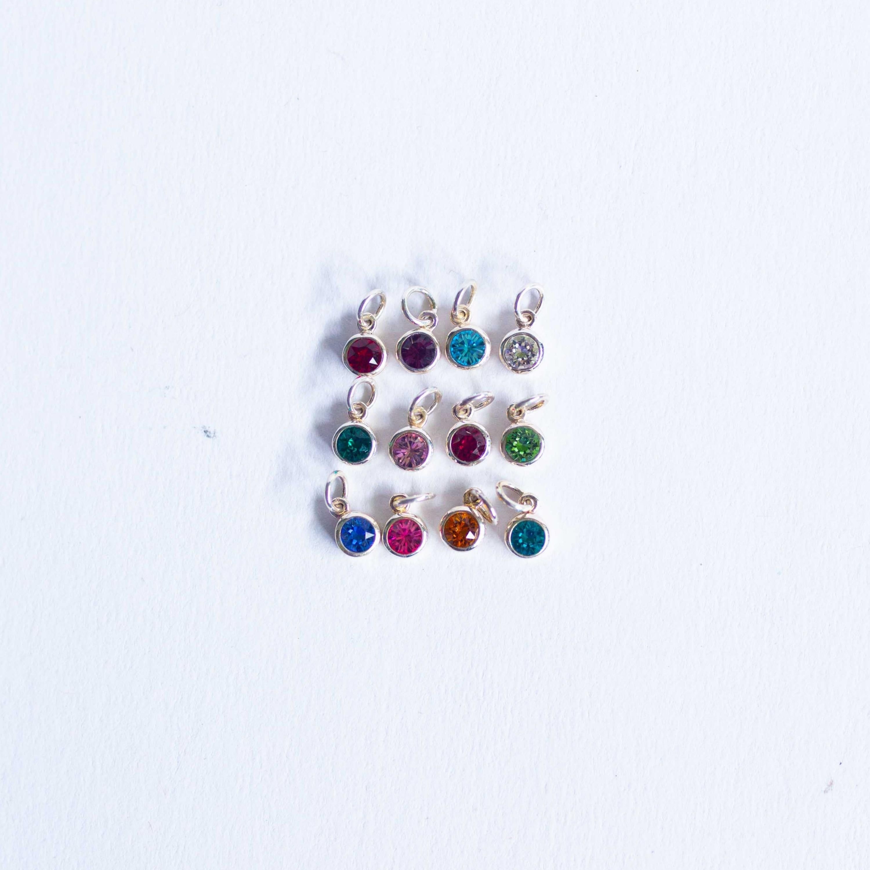 Silver Birthstone Pendant sold by Raquel Rosalie product image thumbnail 2