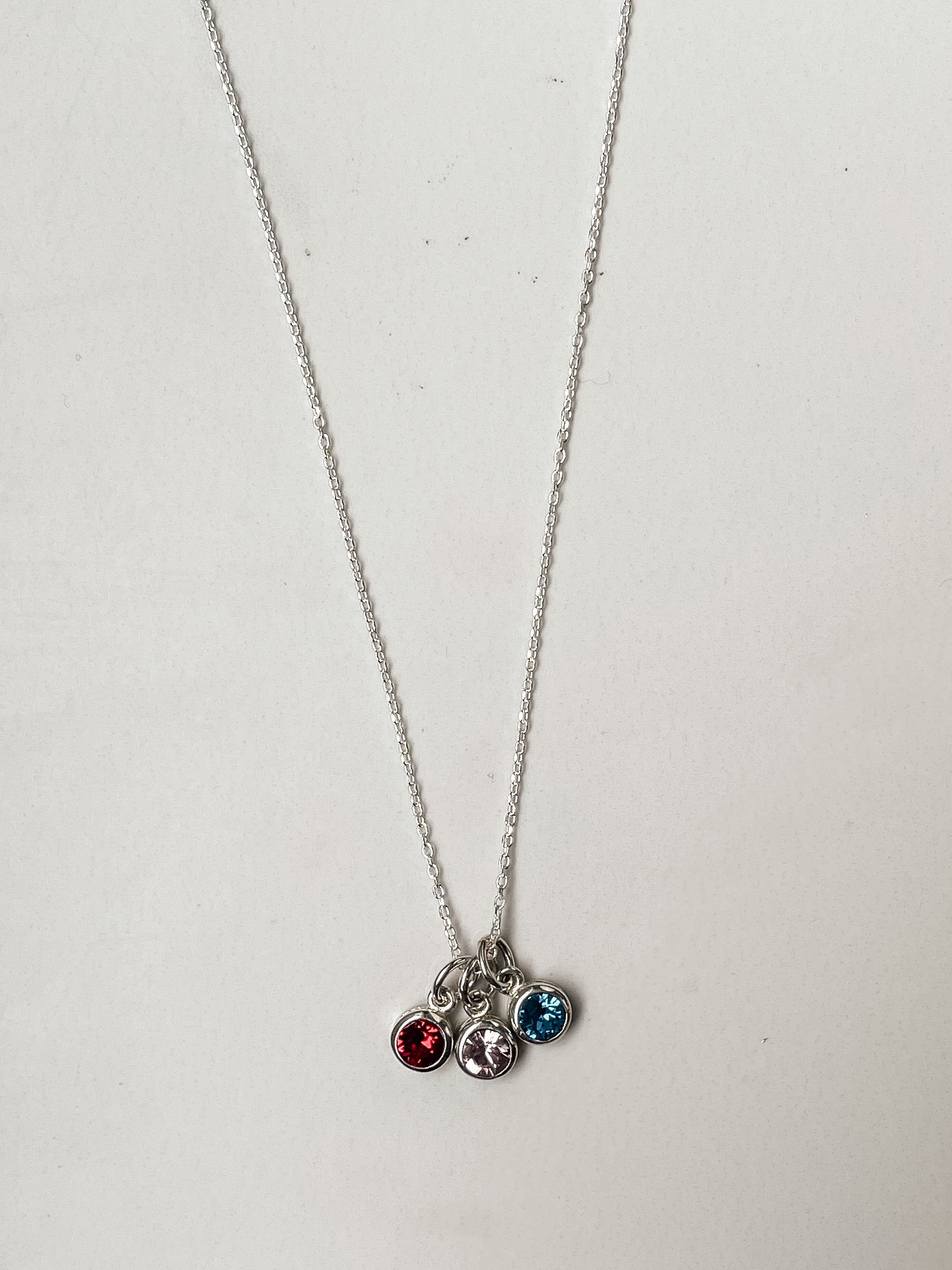 Silver Birthstone Pendant sold by Raquel Rosalie product image thumbnail 4