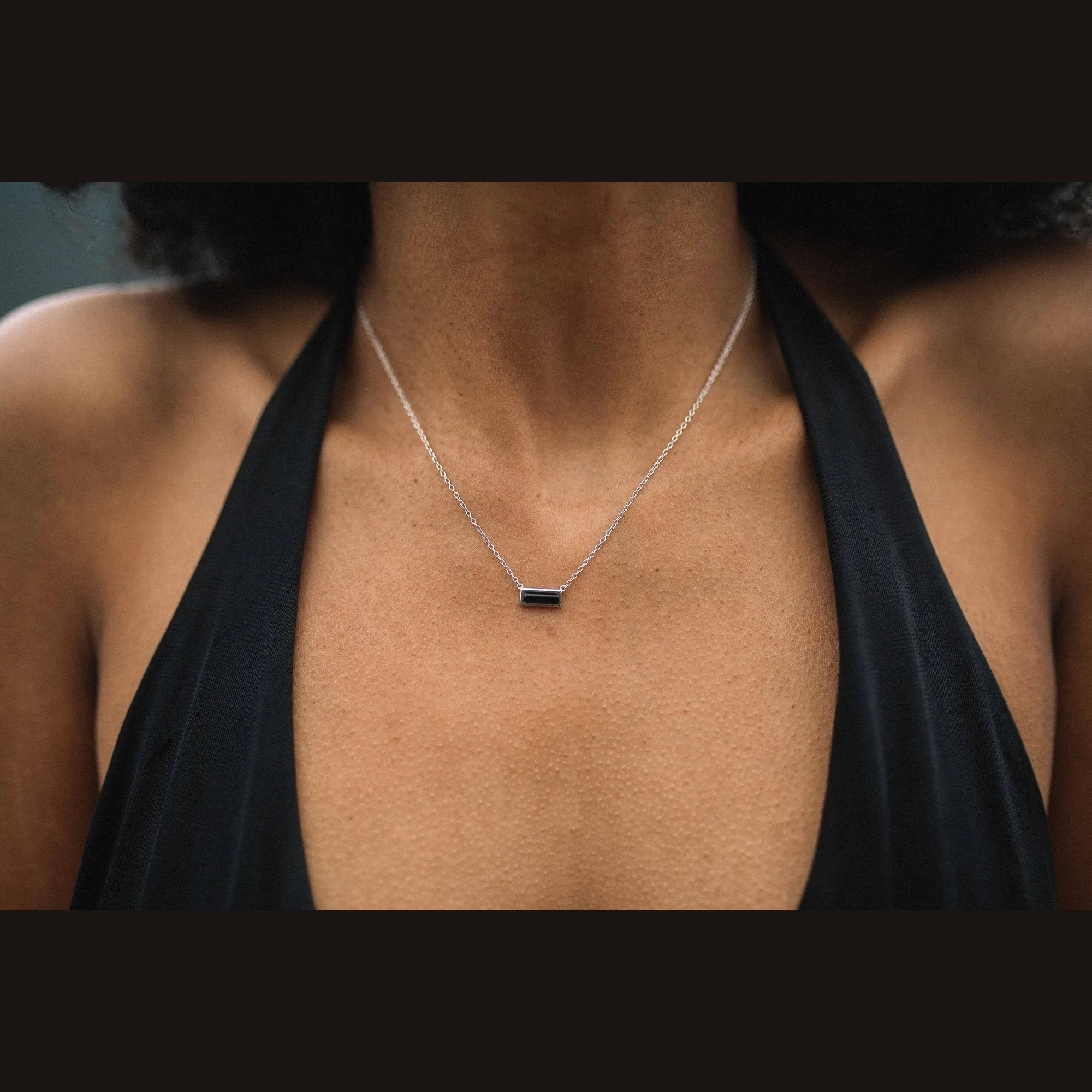 Onyx Necklace sold by Raquel Rosalie product image thumbnail 3