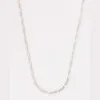 Sterling Silver Figaro Chain sold by Raquel Rosalie