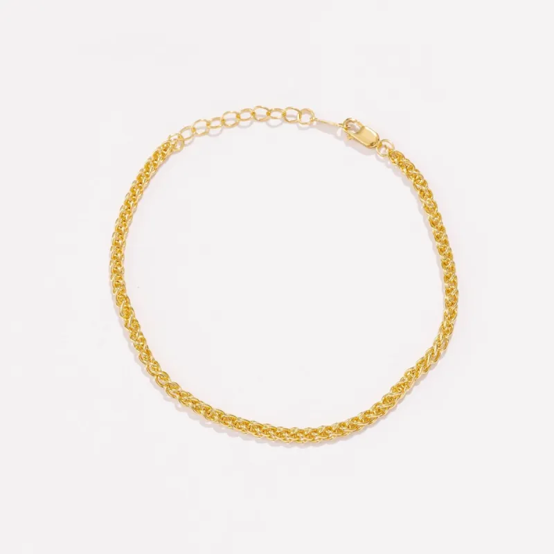 Wheat Chain Bracelet sold by Raquel Rosalie