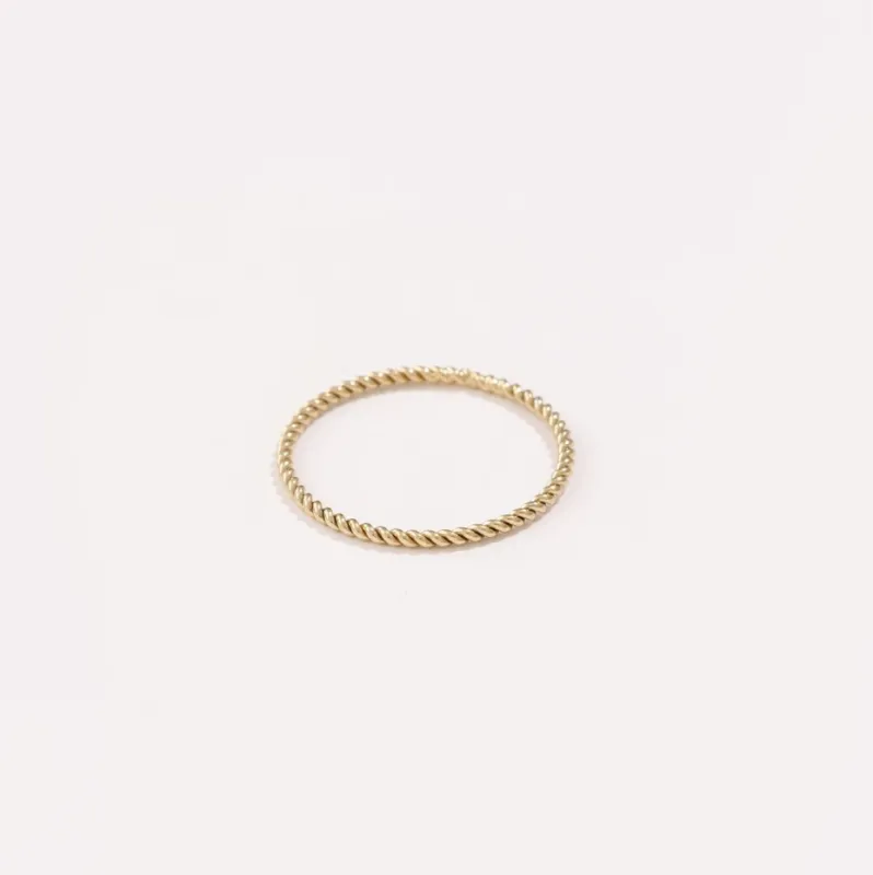 Twist Stacking Ring sold by Raquel Rosalie