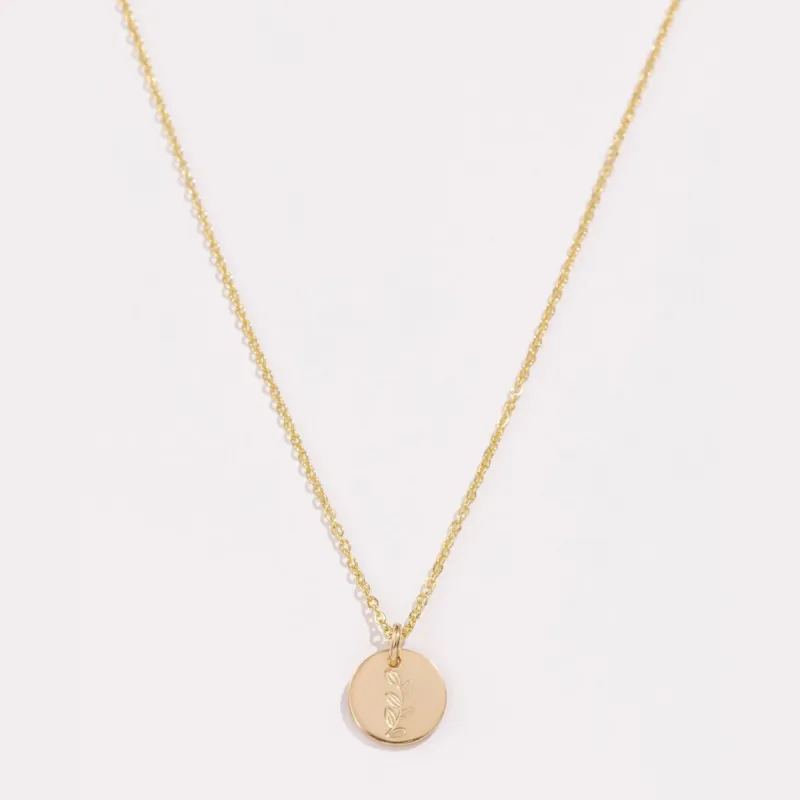 Dorthea Disc Necklace sold by Raquel Rosalie