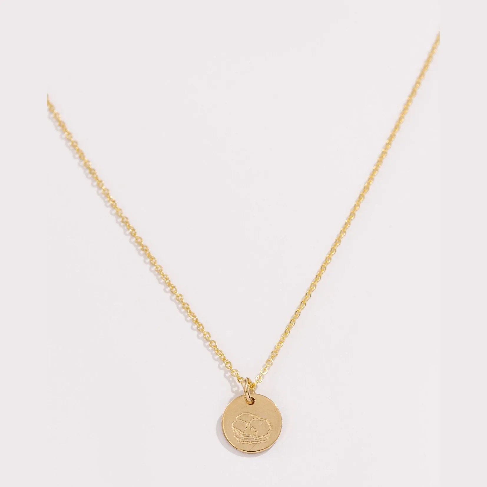 Birthflower Necklace sold by Raquel Rosalie product image thumbnail 2