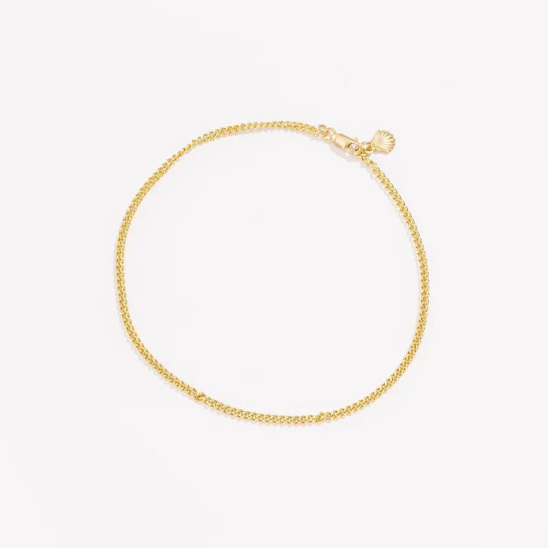 Shell Anklet made by Raquel Rosalie