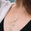Deconstructed Pearl Necklace sold by Raquel Rosalie