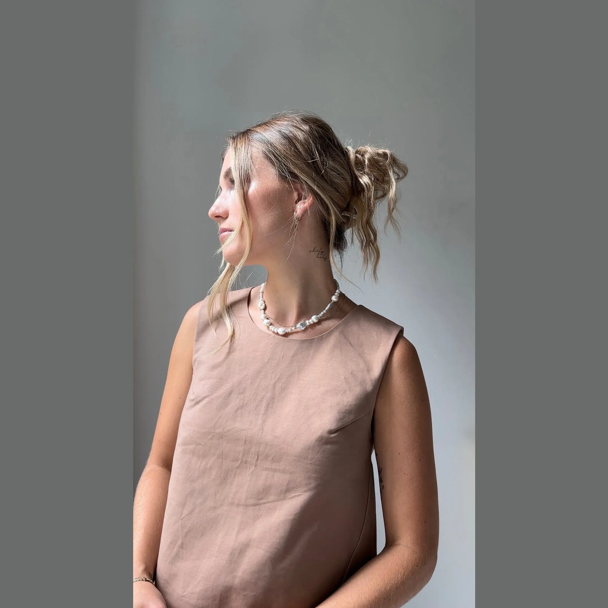 Sadie Pearls Necklace sold by Raquel Rosalie product image thumbnail 2