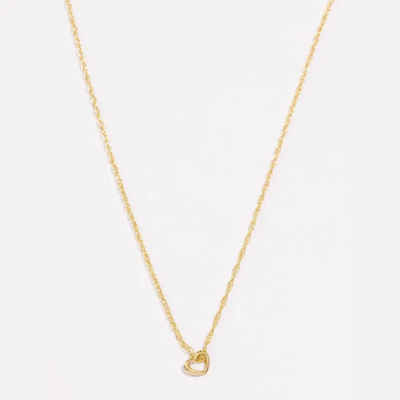 Open Heart Necklace sold by Raquel Rosalie