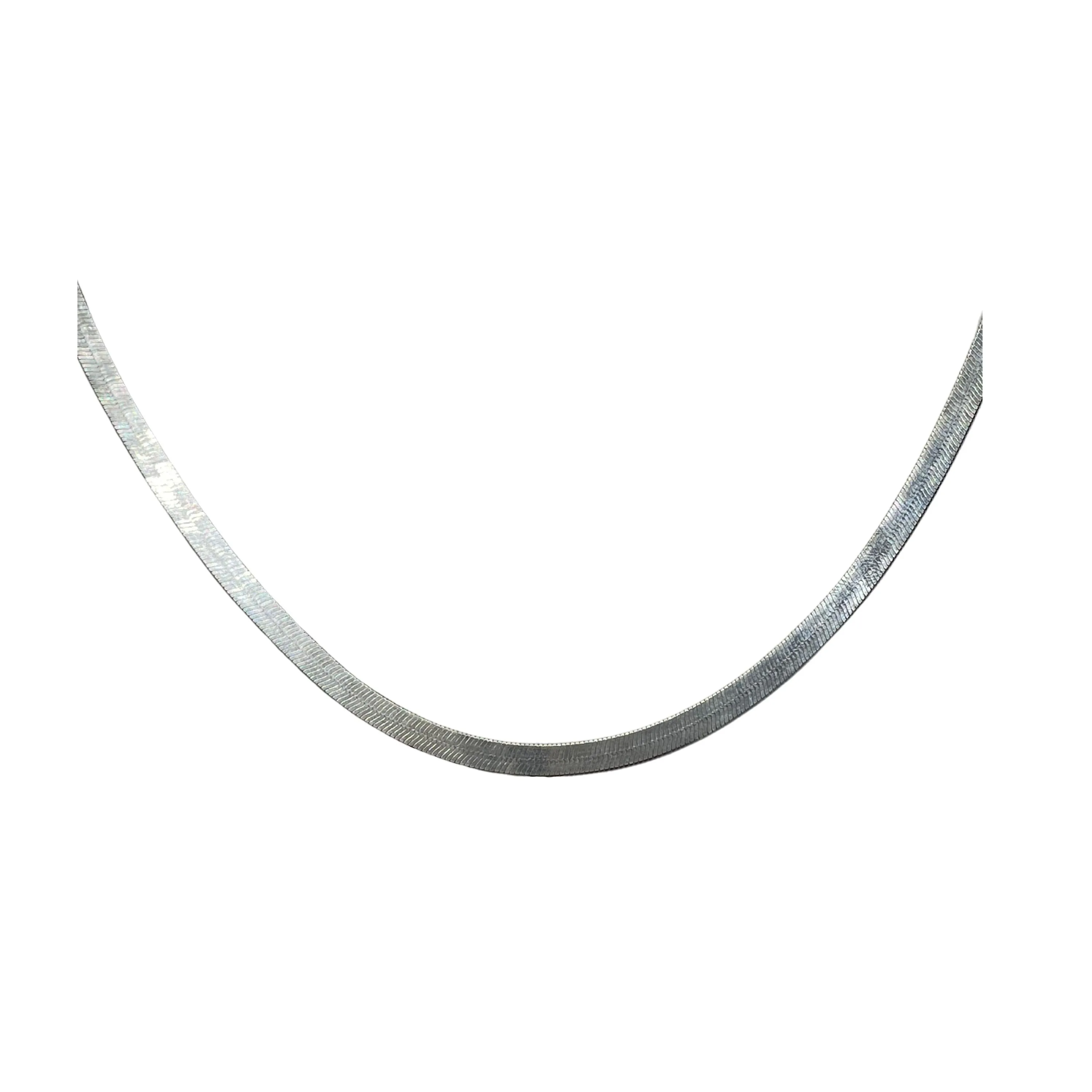 Silver Herringbone sold by Raquel Rosalie product image thumbnail 4