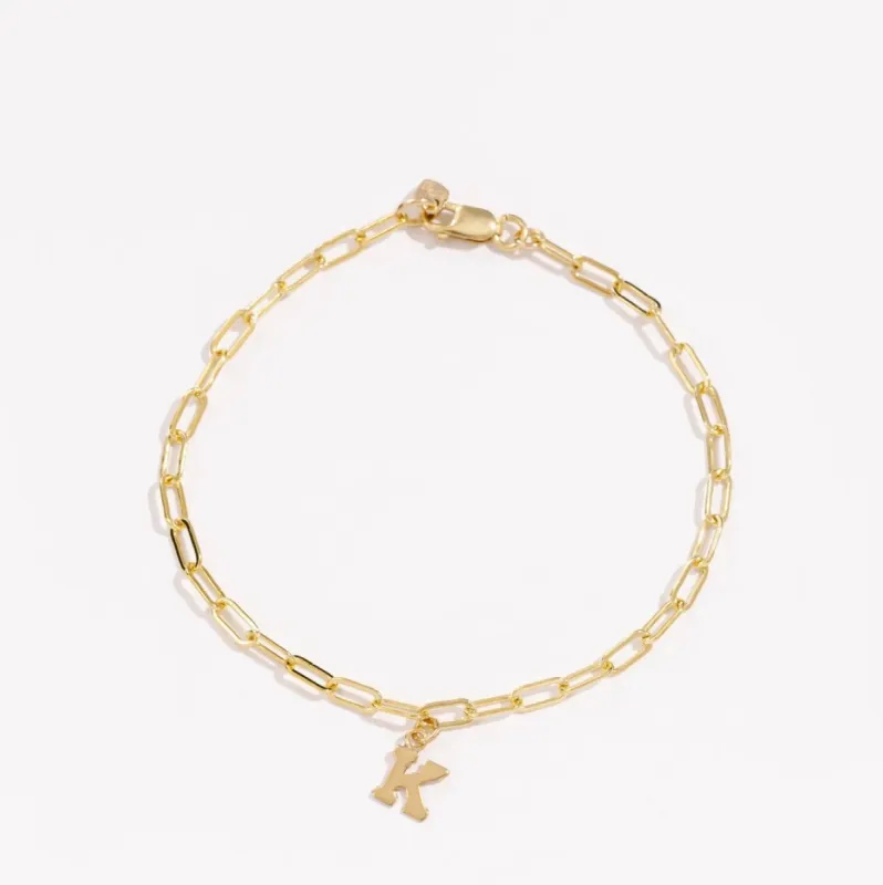 Alpha Charm Bracelet sold by Raquel Rosalie