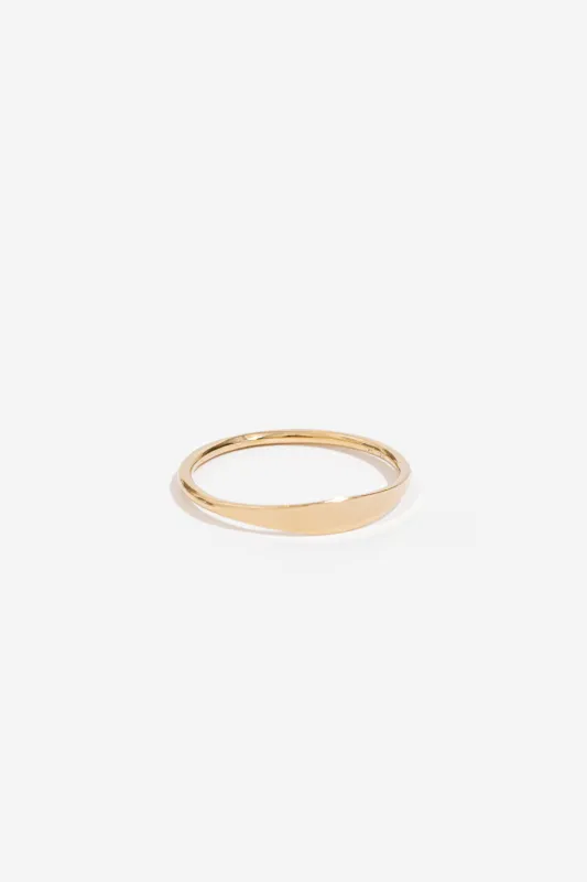 Gold Filled Signet Ring sold by Raquel Rosalie