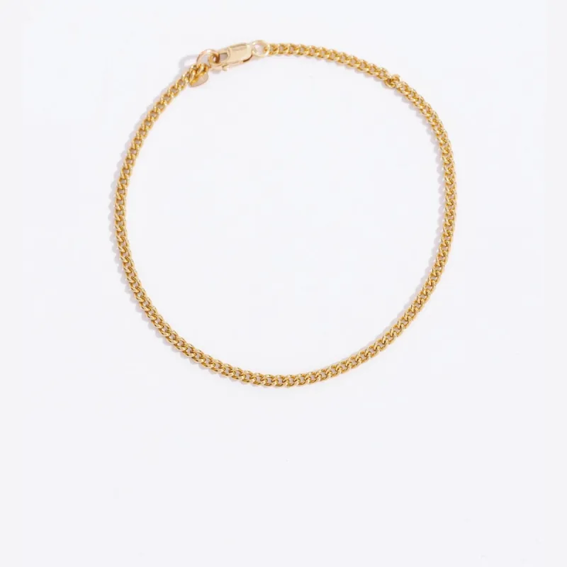 Curb Chain Bracelet sold by Raquel Rosalie