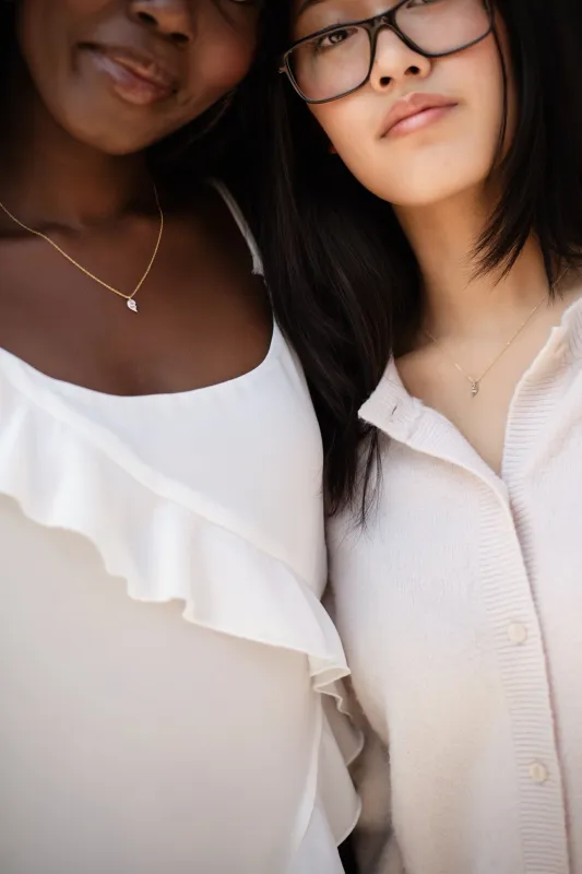 BFF Necklace made by Raquel Rosalie