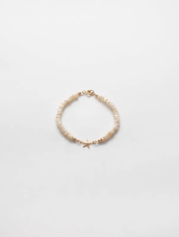 Starfish Pearl Bracelet sold by Raquel Rosalie