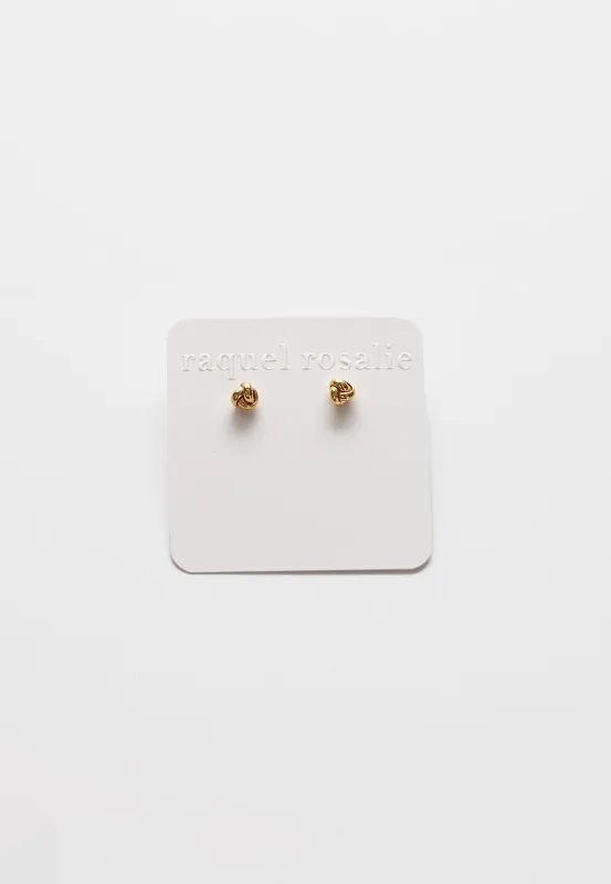 Knot Stud Earrings sold by Raquel Rosalie