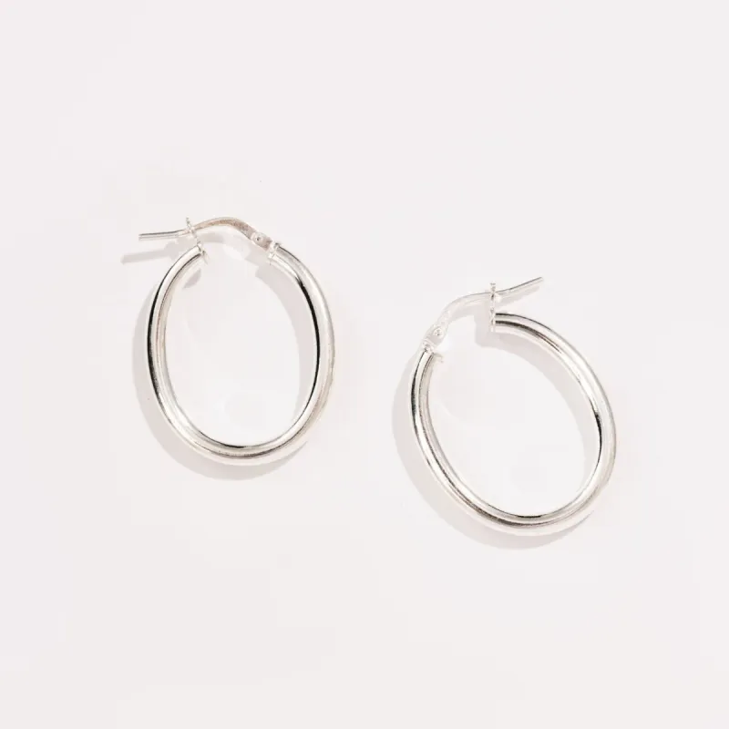 Elongated Hoops sold by Raquel Rosalie