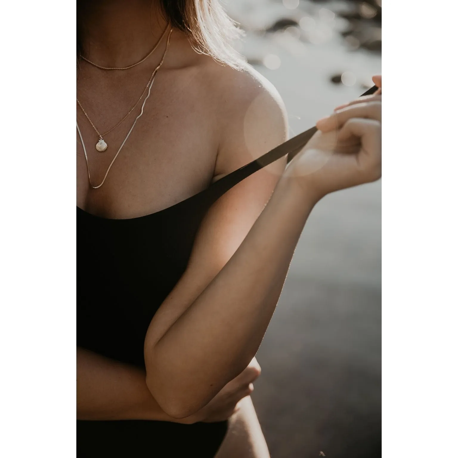 Herringbone Chain sold by Raquel Rosalie product image thumbnail 4